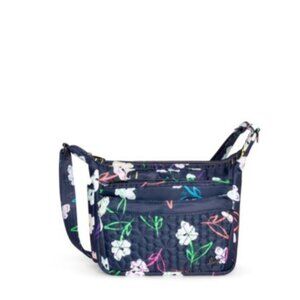 Lug Flutter SE Crossbody Bag - Bright Floral Women's Travel Pouch